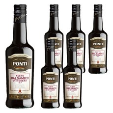 PONTI 巴薩米克香醋, 500ml, 6瓶