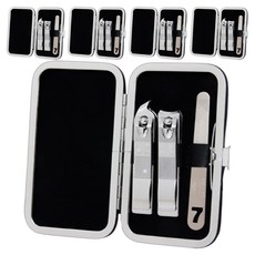 THREE SEVEN 指甲刀組 KR-351, 黑色, 5個