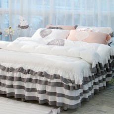 Ryugeumsuk 法式浪漫荷葉邊薄被寢具組