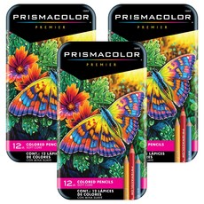 프리즈마 색연필, 12색, 3개