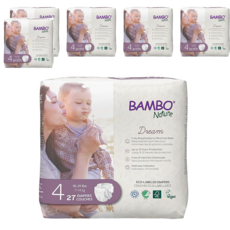 Bambo Nature 伴寶樂 Dream黏貼型紙尿褲 7~14kg, 第4階段, 162片