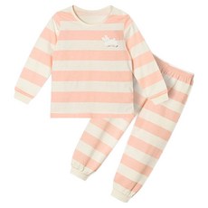 unifriend 兒童兔子單面棉質九分袖內衣套裝