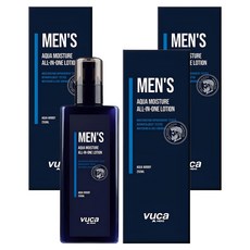 vuca 男士水潤保濕全效合一乳液 水感木質香, 250ml, 3個