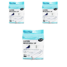Clean Mate 斜切式除塵滾筒補充包3入, 3包