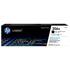 hp 惠普 HP 206A 碳粉匣 W2110A, 黑色, 1個