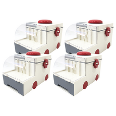 MAME 救護車急救箱 灰色手柄 M0123, 4個