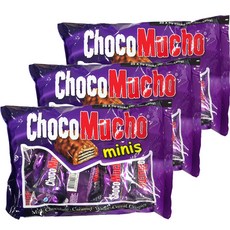 chocomucho 迷你花生巧克力 20入, 3包, 160g