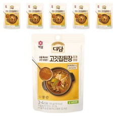 다담 고깃집 된장찌개 양념, 130g, 6개