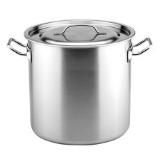 ZEBRA THAILAND 斑馬牌 304不銹鋼 深型魯桶雙耳湯鍋 17.2L, 28cm, 1個, 不鏽鋼色