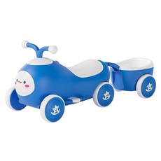 CHING-CHING 親親 毛毛蟲學步拖車嚕嚕車 RT-628 四輪設計 2-5歲適用, 藍色, 1個