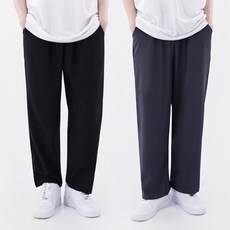 MAN IN MODE 男性涼感彈性鬆緊帶寬褲 2件組