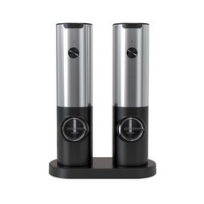 家適通 座充式雙組電動調味研磨器 Set, Type-c快速充電, 陶瓷磨芯, 1台