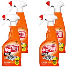 무균무때 주방용 세정제, 750ml, 4개