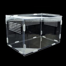 小型寵物爬行動物飼養籠 XL 34.5x19x20cm, 1個, 單色