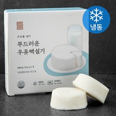 윙잇 부드러운 우유 백설기 (냉동), 90g, 6개입