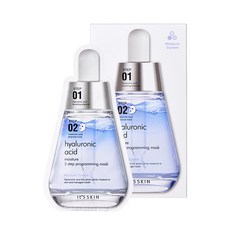 잇츠스킨 히아루론산 보습 2-STEP 프로그래밍 마스크, 1개