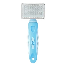 pet story 寵物物語 針梳 S 150 x 62 x 35mm 70g 犬貓用, 藍色, 1支
