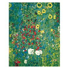 모모픽스페인팅 DIY 명화 그리기 60 x 75 cm, WP18 클림트 해바라기정원, 1개