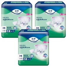 TENA 添寧 透氣乾爽紙尿褲 長效型, M, 11片, 3包