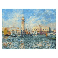 모모픽스페인팅 DIY 명화 그리기 60 x 75 cm, WP20 르누아르 베니스두칼레궁전, 1개