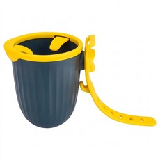 推車水杯架 手機杯架 內徑85 x 117mm, 黃帶黑架, 1個