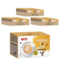 ucc 經典醇香3合1咖啡, 13g, 36個, 18個裝