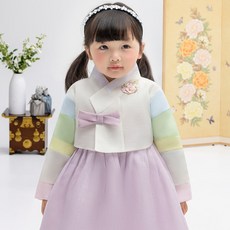金青銅少女紫絲帶韓服套裝AW116+福袋