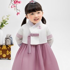 金銅嬰兒韓服女孩蜜花貼兒童韓服套裝AW131+福袋