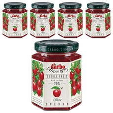 다보 사우어체리잼, 200g, 5개