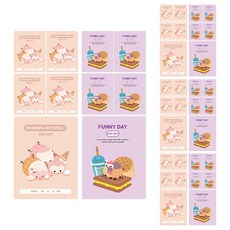 다다 소소펀 초등노트 알림장 넓은칸, 랜덤발송, 40개