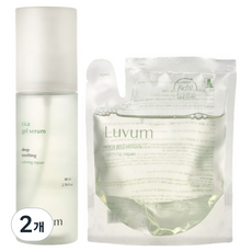 Luvum Beauty 舒緩修護積雪草凝膠精華 80ml + 補充包 160ml 套組, 2個