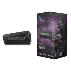 Cardo PACKTALK NEO 安全帽通訊藍牙耳機, 藍牙5.2無線連接, 機車騎士對講, PTN00001, 1個, 黑色