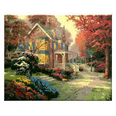 Momofix Painting DIY數字油畫 40 x 50 cm, J50 夢想之家