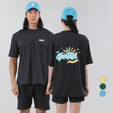 HMUS 寬鬆版型遮肉泳裝沙灘裝短袖防曬衣上衣