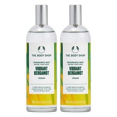 더바디샵 바이브런트 베르가못 후레그런스 미스트, 100ml, 2개