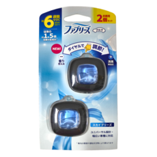 febreze 風倍清 夾式車用出風口消臭芳香劑, 天空藍香, 2個