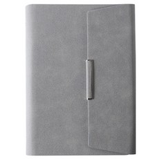 Black Swan素色商務筆記本, 灰色, 1本