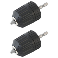 BLUETEC 六角柄單觸式免鑰匙夾頭 BDA-13KH, 2套