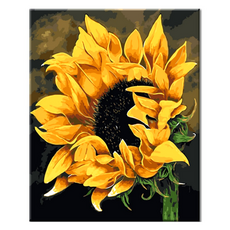 모모픽스페인팅 DIY 명화 그리기 60 x 75 cm, WK10 만개한 해바라기, 1개