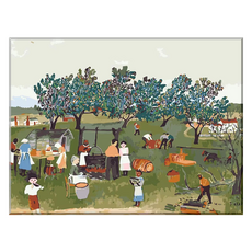 Momofix Painting DIY數字油畫組 40 x 50 cm 摩西奶奶 製作蘋果醬 J40, 1套, 混合色