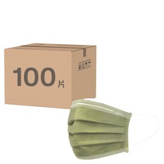 MEDTECS 美德醫療 成人醫用口罩, 放鬆綠, 50片, 2盒