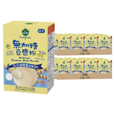 薌園 無加糖豆漿粉, 20g, 12包