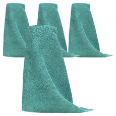 Monopoly 超細纖維可水洗抹布毛巾 綠色, 20張, 4個