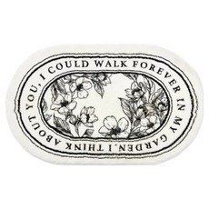 北歐絨毛地墊, 枙子花橢圓, 1個