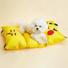 다솜 반려동물용 피카츄 3단 접이식 방석, YELLOW, 1개