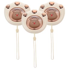 小麥購物 貓爪暖手寶 55g 3個, G751, 米色