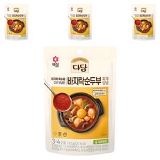 Dadam 蛤蜊嫩豆腐鍋調味醬, 130g, 4個