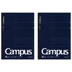 KOKUYO CAMPUS 大人A4點線筆記本 Set 軟環 40頁, 藍色, 2本