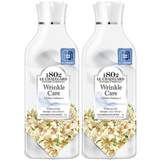 1802 LE CHATELARD 抗皺超濃縮衣物柔軟精 白色&百合 正裝, 2個, 1L