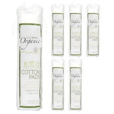 簡單溫和的化妝墊, 6個, 100入